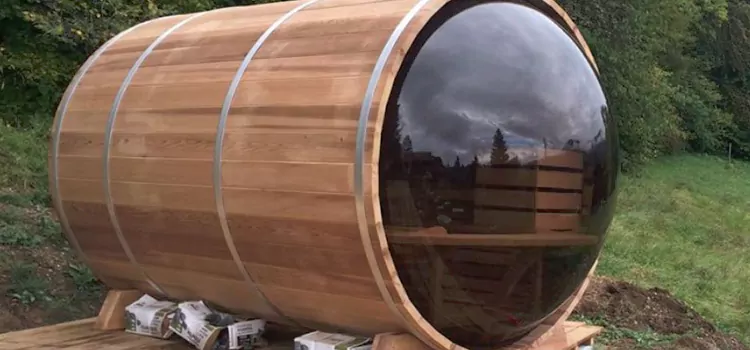 Panorama 4-Person Glass Cabin Sauna Maintenance in Bracebridge, Ontario