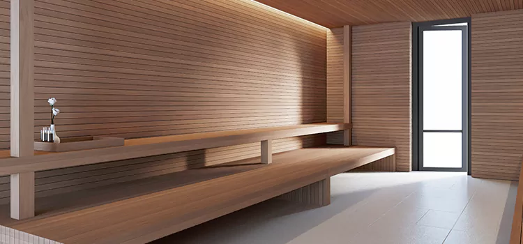 Spruce Wood Sauna Maintenance in Bracebridge, ON