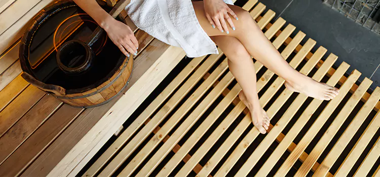 Composite Sauna Deck Installation in Bracebridge, ON