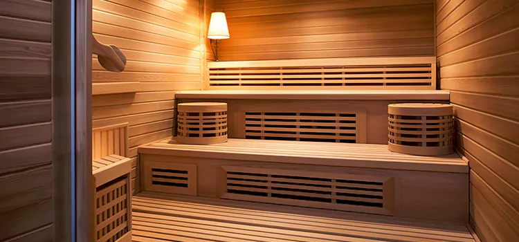 Outdoor Sauna Setup in Bracebridge, ON